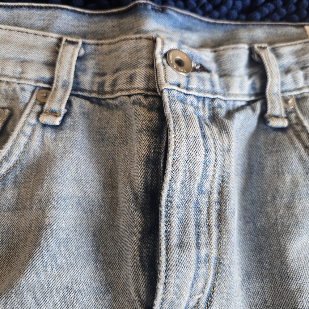 Rag & Bone Light Blue Denim Shorts - Picture 2 of 10